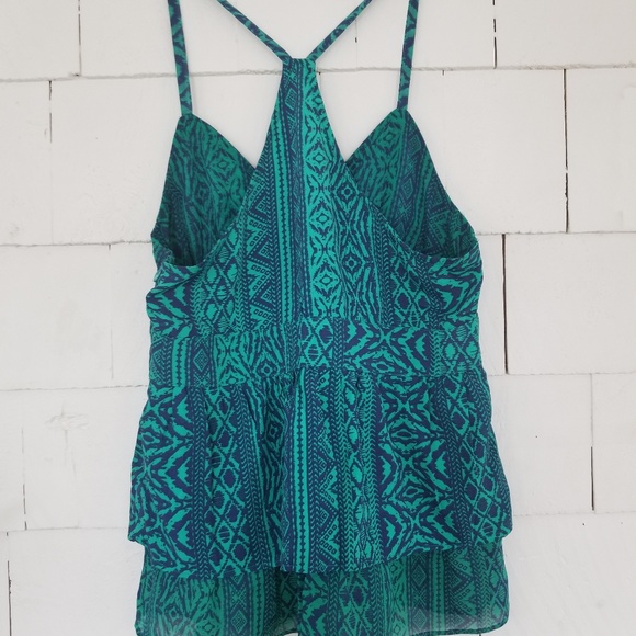 Patterned Racerback Tank - Picture 2 of 5